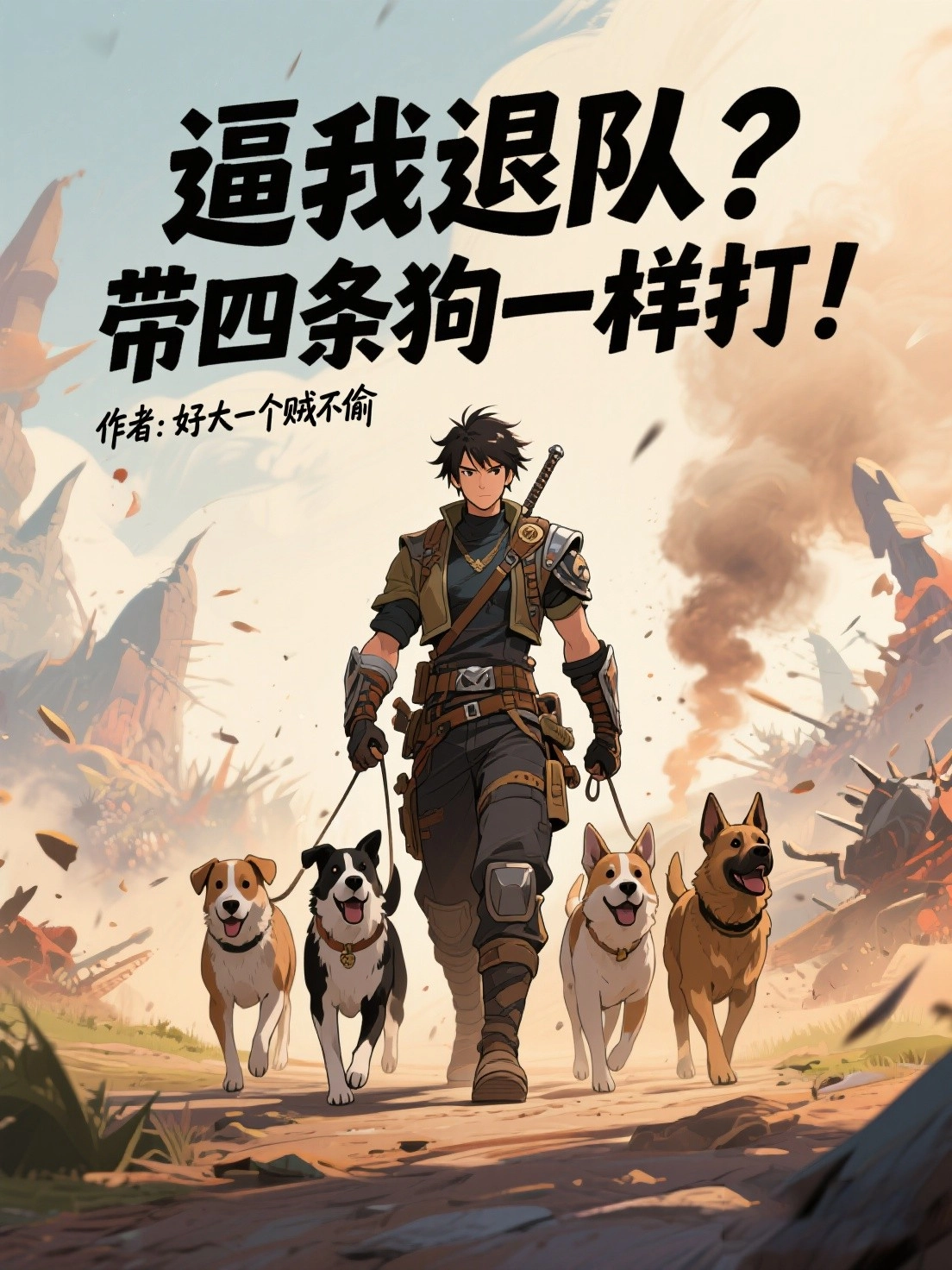 Bức Ta Thoát Khỏi Đội? Mang Bốn Con Chó Một Dạng Đánh!